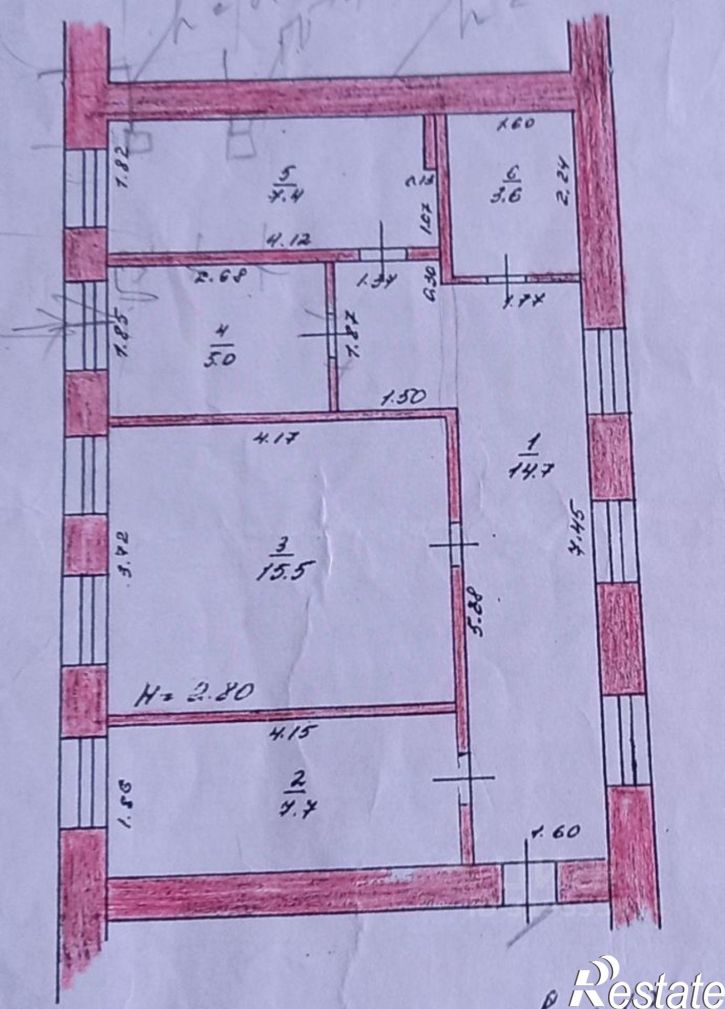 3-комн квартира улица Ленина, 206,  д. 206
