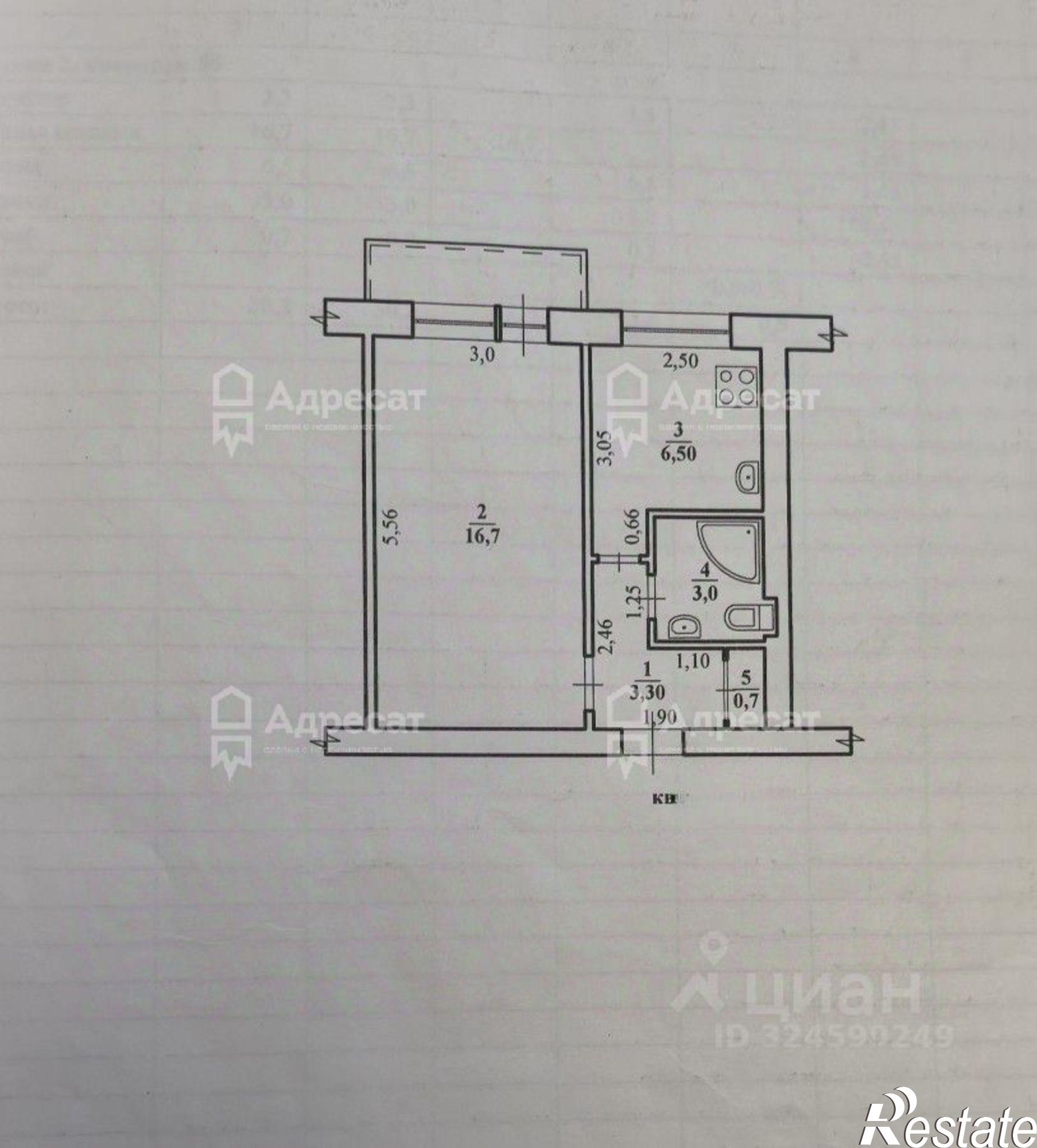 Купить квартиру за 2 400 000 рублей на г. Волгоград, Кировский