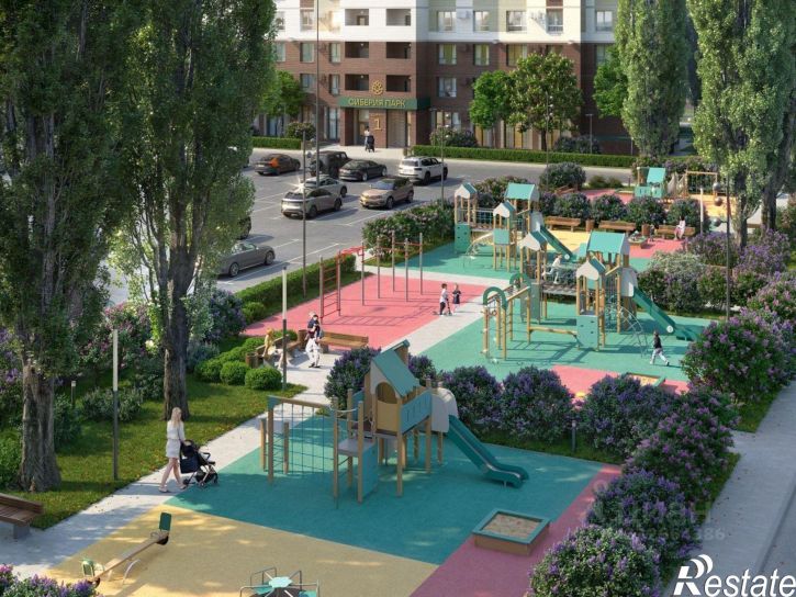 1-комн квартира в новом доме Новосибирская улица, 74